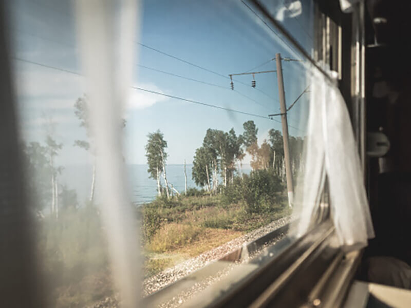 Картинка - окно поезда